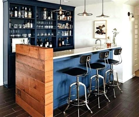 modern homemade small home bar  basement bar ideas cool wet dry corner  wall