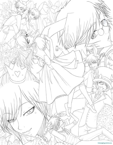 ideas  anime angel girl coloring pages home