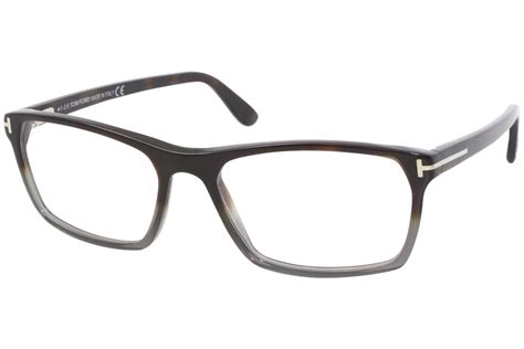 tom ford tf5295 055 eyeglasses men s shiny havana grey