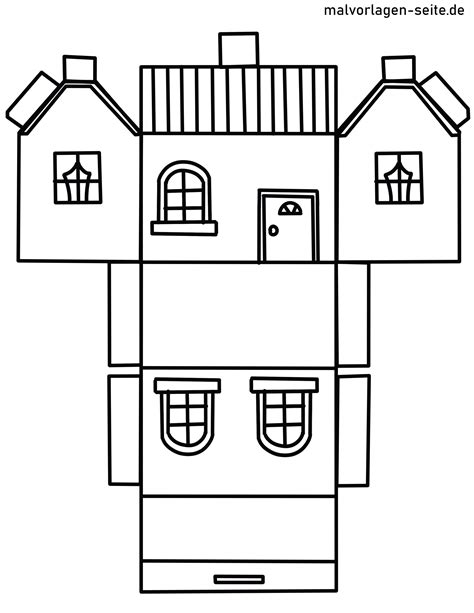 paper house template