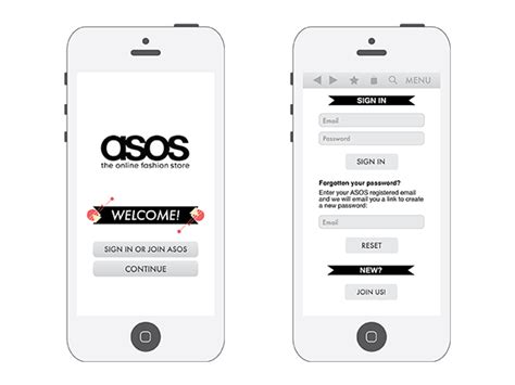 asos mobile app redesign  student show