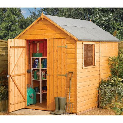 rowlinson    wooden storage shed wayfair uk