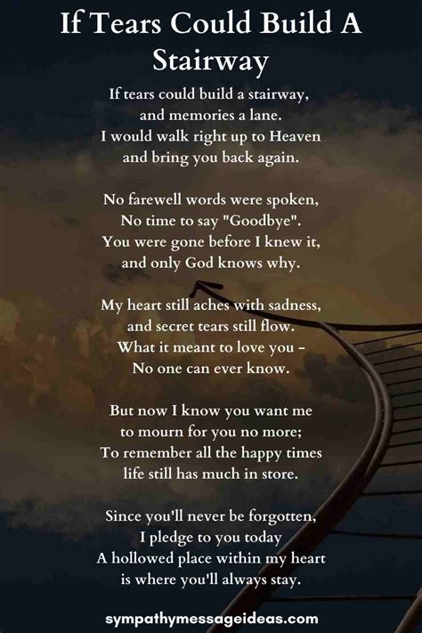 moving funeral poems  dads sympathy card messages funeral poems