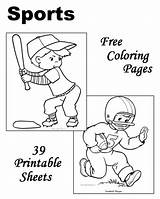 Sports Coloring Pages Printable Color Kids Sheets Sport Printables Baseball Colouring Activities Worksheets Classroom Book Raisingourkids Themed Learning Swimming Basketball sketch template