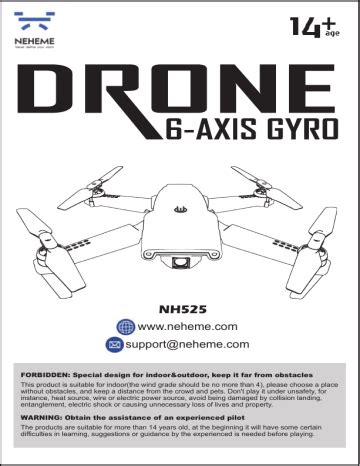 neheme nh drone  axis gyro user manual manualzz