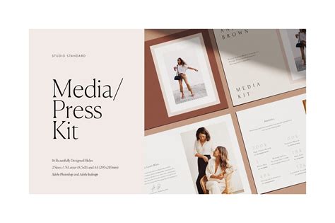 media press kit brochure templates ~ creative market