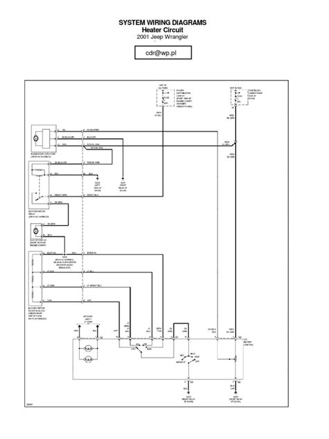 jeep tj wiring diagram diysica