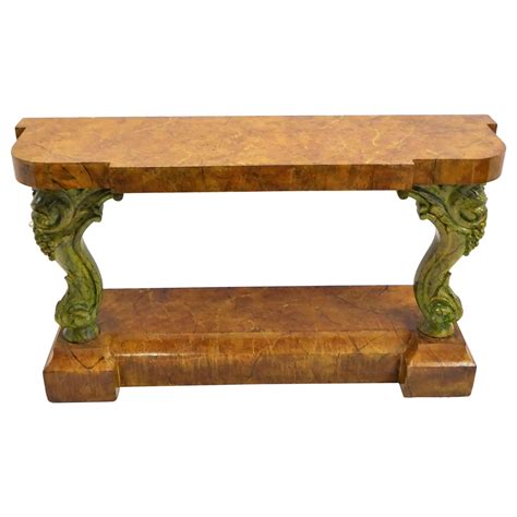 victorian bleached walnut console for sale at 1stdibs