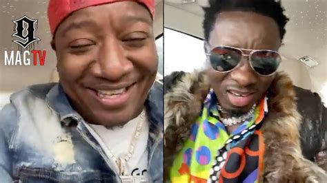 yung joc can t stop laughing at michael blackson 😭 youtube