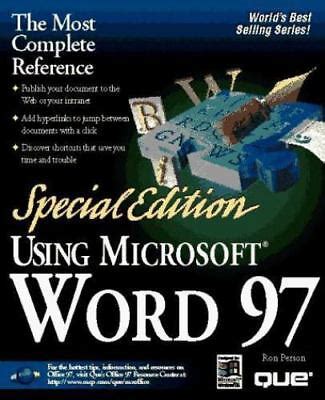 special edition  microsoft word   ebay