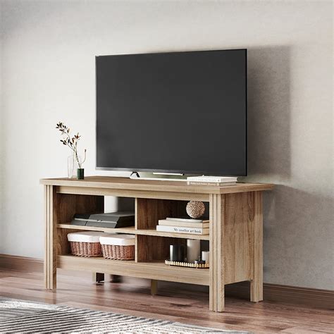 farmhouse tv stands    tv wood media console storage cabinet