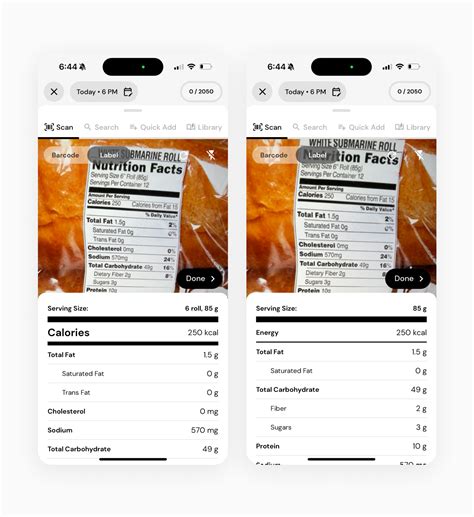 label scanner scan nutrition labels  track foods faster
