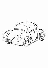 Toy Car Coloring sketch template