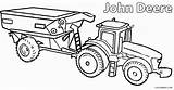 Deere John Tractor Coloring Pages Truck Template sketch template