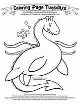 Coloring Sea Pages Monster Serpent Printable Tuesday Dulemba Choose Board Getcolorings Getdrawings Popular sketch template