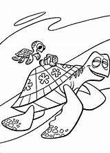 Coloring Pages Nemo Squirt Finding Getcolorings sketch template