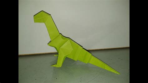 origami dinosaur youtube