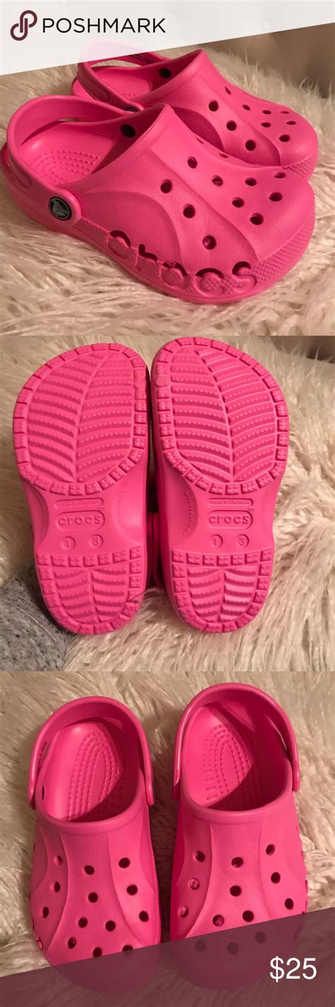 hot pink crocs nwot pink crocs for girls crocs shoes