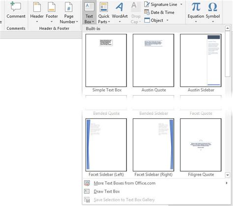 add custom design text boxes  microsoft word documents tech tips