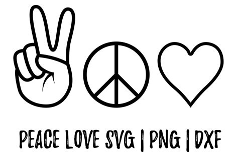 Peace Love Svg Hand Peace Sign Svg 1053180 Cut Files