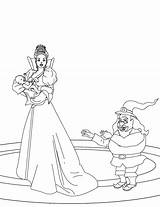 Rumpelstiltskin Coloring Pages Queen Baby Template Print Trying Away Take Kids Index Folders Colpages Page7 sketch template