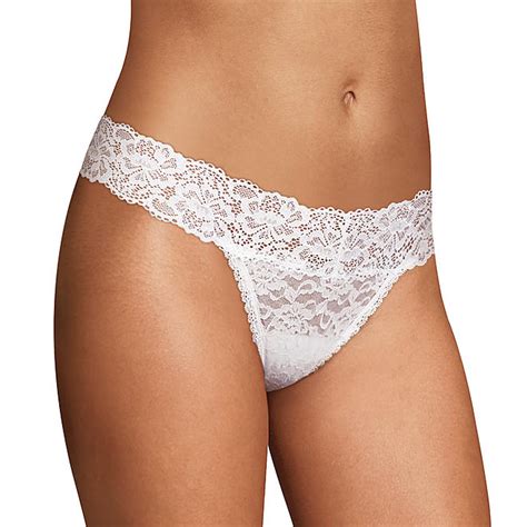 Maidenform Womens Lace Thong Panties