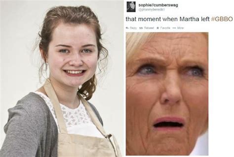 17 Year Old Martha Left Great British Bake Off Last Night And Twitter