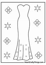 Coloring Iheartcraftythings Strapless Intricate Prom sketch template