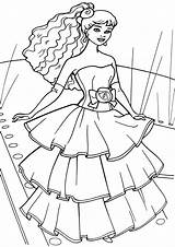 Coloring Pages Girl Fashion Print sketch template