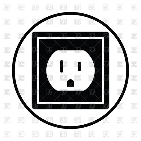 electrical outlet icon  vectorifiedcom collection  electrical outlet icon