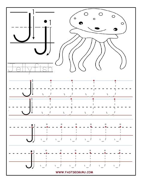 tracing letter  worksheets  kindergarten tracinglettersworksheetscom