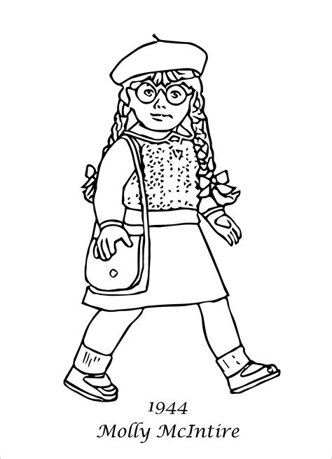 american girl coloring pages coloring pages  girls american girl