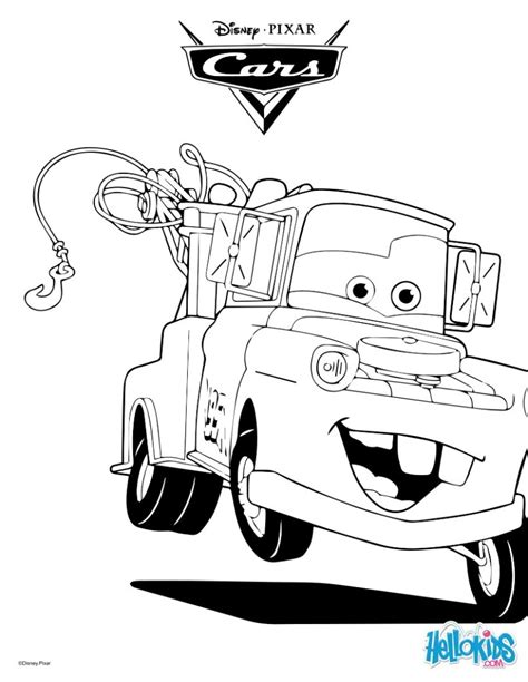 cars disney coloring pages