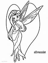 Coloring Fairy Pages Disney Tinkerbell Water Silvermist Kids Color Printable Drawing Fairies Adult Girls Print Periwinkle Clipartmag Friends Choose Board sketch template