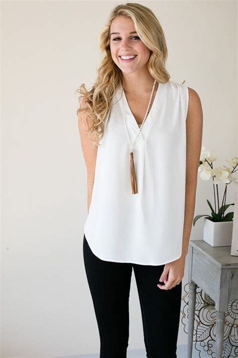 pin by caitlin blank on outfits professional blouses sleeveless