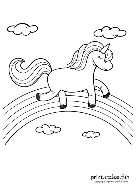 coloring pages unicorn rainbow idalias salon