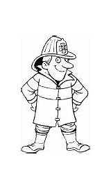 Fireman Coloring sketch template