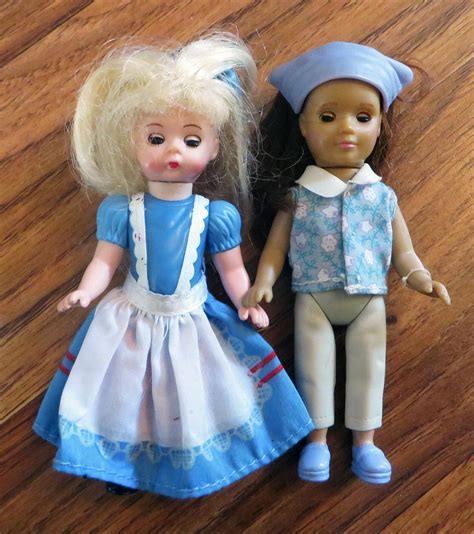cute vintage miniature small dolls sleeping movable eyes etsy