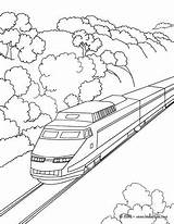 Colorear Tren Locomotive Trem Velocidade Transport Desenho Natureza Hellokids Mountain Ausmalen Zum Hochgeschwindigkeitszug Trenes Coloriages Farben sketch template