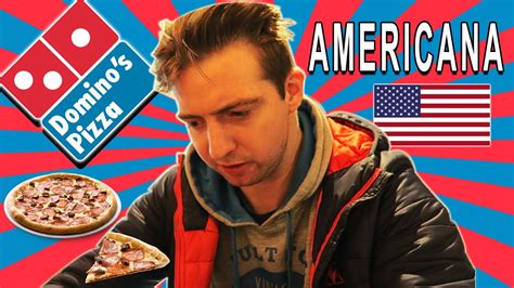 dominos americana pizza dutch fast food review netherlands youtube
