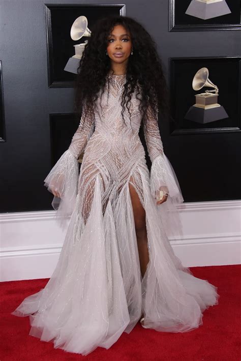 Sza Celebrities In Naked Dresses Popsugar Fashion Photo 15