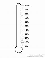 Thermometer Goal Blank Printable Clip Clipart Fundraising Template Chart Templates Editable Cartoon Clipartix Tracker Money Library Tracking Kids Percentages Fundraiser sketch template