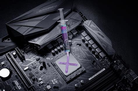 purple thermal paste cooler master   covered techspot