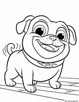 Bingo Coloring Pages Puppy Dog Pals Printable Rolly Happy Kids sketch template