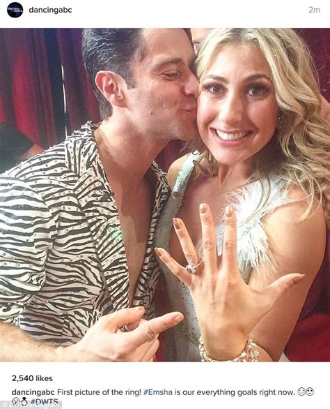 Emma Slater S Engagement Ring After Surprise Proposal From
