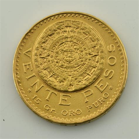 moneda de oro de mexico  pesos oroes