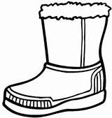 Coloring Winter Pages Kids Boots Hiver Boot Shoes Snow Coloriage Clothes Shoe Clip Kleidung Printable Colorier Book Des Activité Clipart sketch template