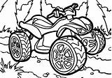 Coloring Atv Pages Print Boys sketch template