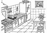 Kitchen Coloring Pages Drawing Table Cooking Utensils Color Getcolorings Getdrawings Paintingvalley Pag Drawings Printable Print Colorings Colo sketch template