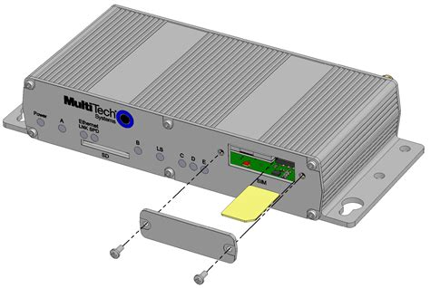 multitech developer resources installing  sim card